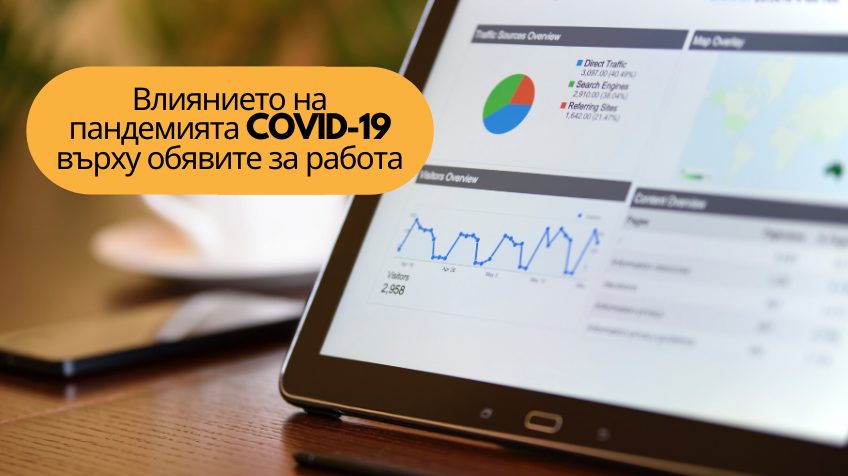 Как се отразява COVID-19 на обявите за работа?